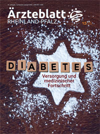 Titelbild der Ausgabe Dez 2025 des Ärzteblattes Rheinland-Pfalz